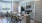 a kitchen with a marble island